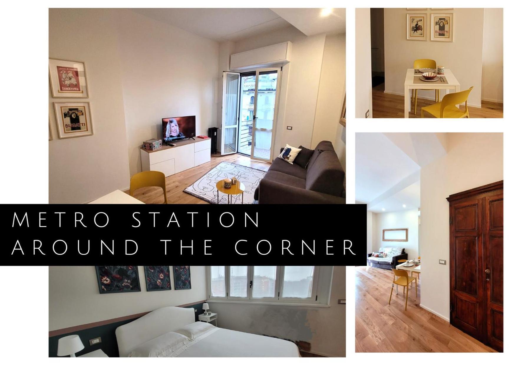 "La Milanese" Modern Apartment, 100 Meters From Metro Isola Esterno foto